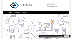Desktop Screenshot of e-development.co.uk
